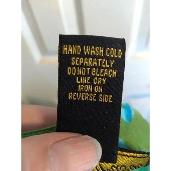 Mirasol Skirt Maxi Blue Green Rhinestones Sz M Waist 30 Length 37 - Picture 8 of 8